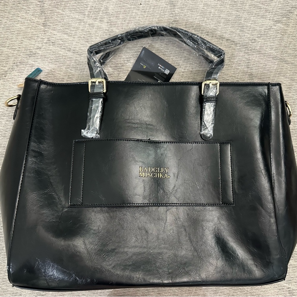 Badgley Mishka leather tote bag